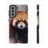 Red Panda in Watercolor - Impact Resistant Phone Case Samsung Galaxy S21 Glossy
